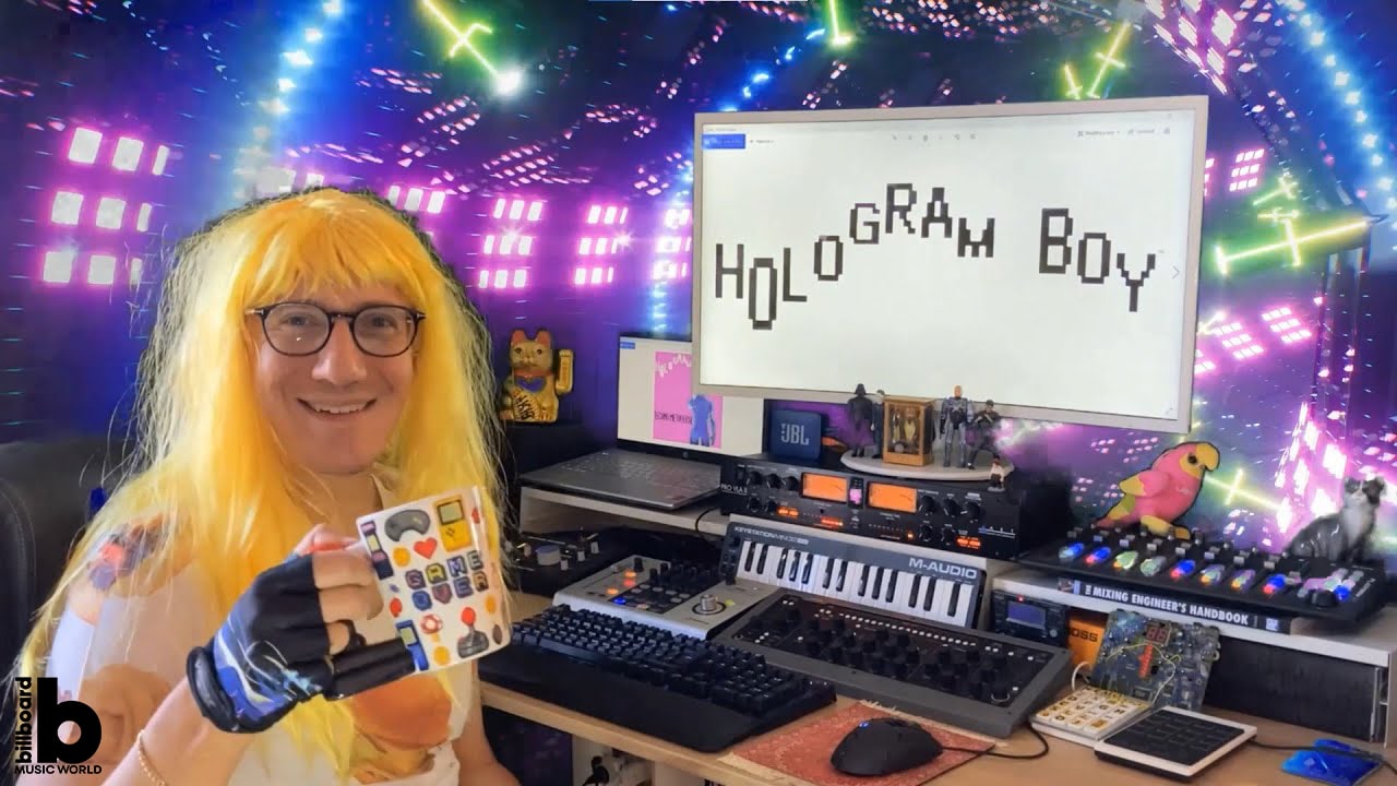 Hologram Boy in the studio