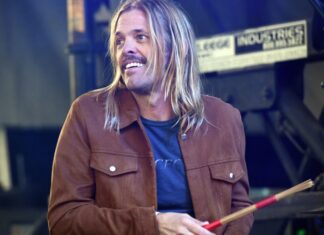 Taylor Hawkins of Foo Fighters performs onstage