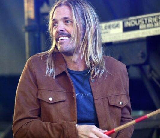 Taylor Hawkins of Foo Fighters performs onstage