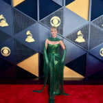 Gem Auset on Grammy Awards Red Carpet